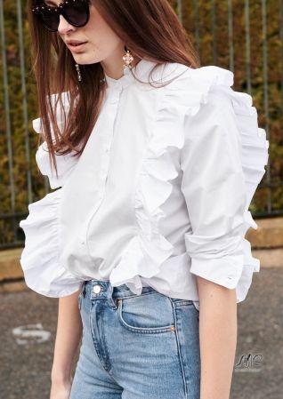 Look! Белые блузки + джинсы! Look! Белые блузки + джинсы!