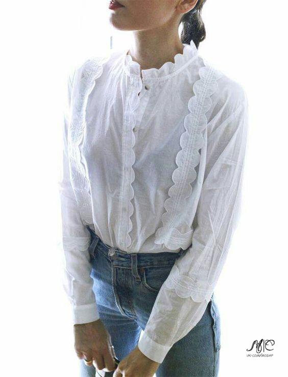 Look! Белые блузки + джинсы! Look! Белые блузки + джинсы!