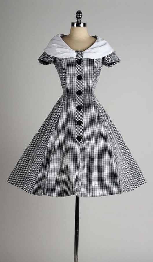Винтажные платья, 1950-е. Винтажные платья, 1950-е.
