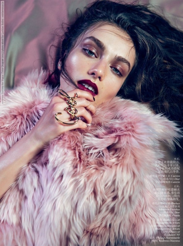 Andreea Diaconu for VOGUE China by Lachlan Bailey