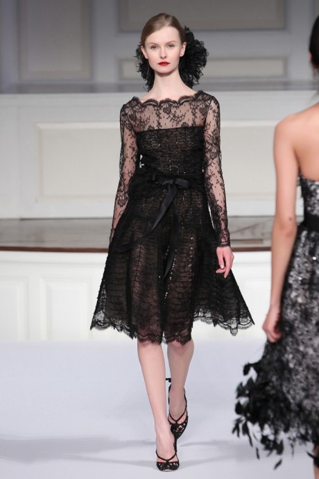 Модели коллекции Oscar De La Renta