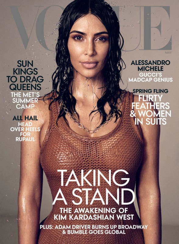 Kim Kardashian West for Vogue Magazine by Mikael Jansson