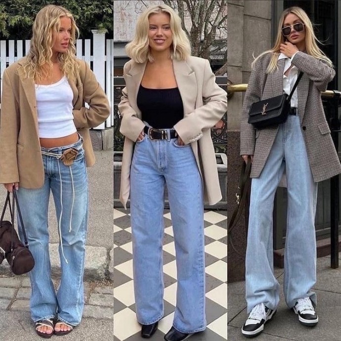 Выбираем классные образы с джинсами: street style