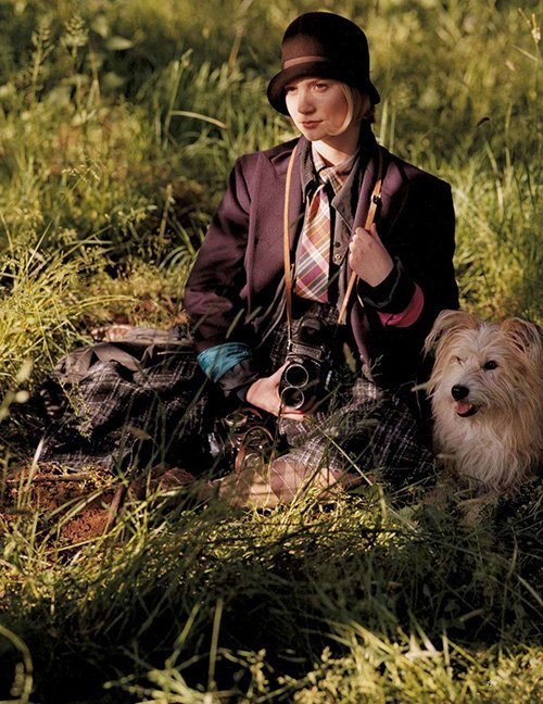 Mia Wasikowska for VOGUE UK by Bruce Weber