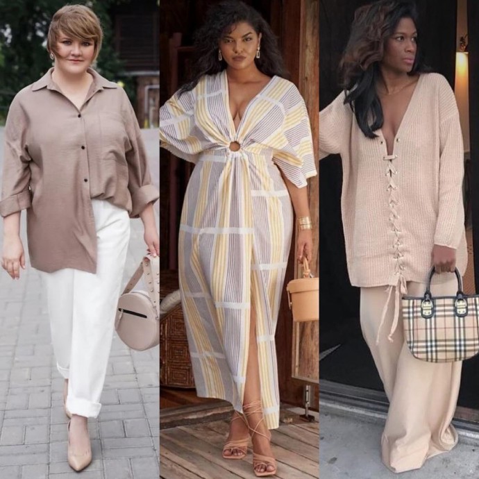 Стильные образы plussize