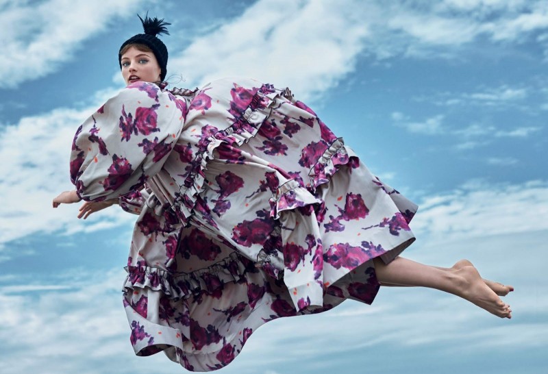 Fran Summers for Vogue UK by Arthur Elgort Fran Summers for Vogue UK by Arthur Elgort