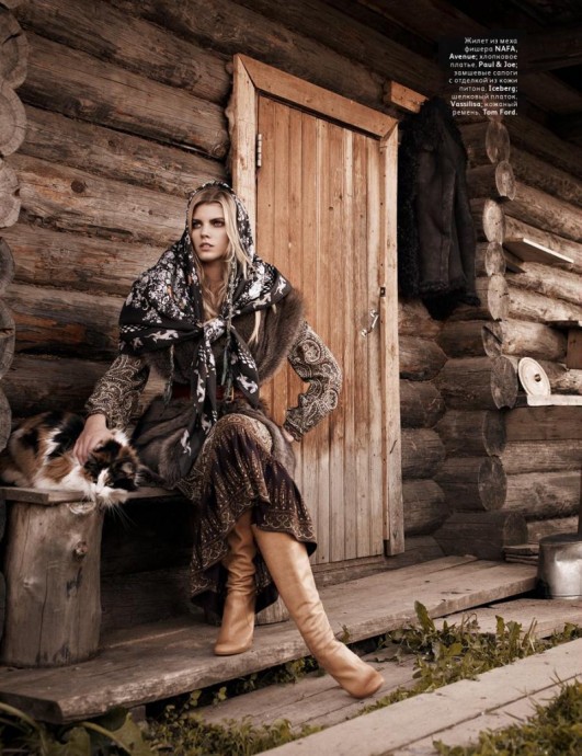 Maryna Linchuk for Vogue Russia by Mariano Vivanco