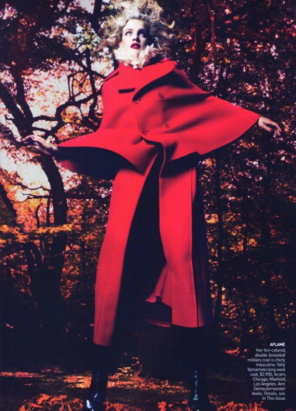 Natalia Vodianova for Vogue US by Mert Alas and Marcus Piggott