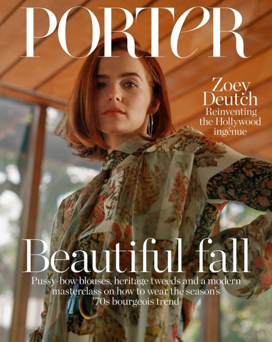 Zoey Deutch for PorterEdit by Katie McCurdy