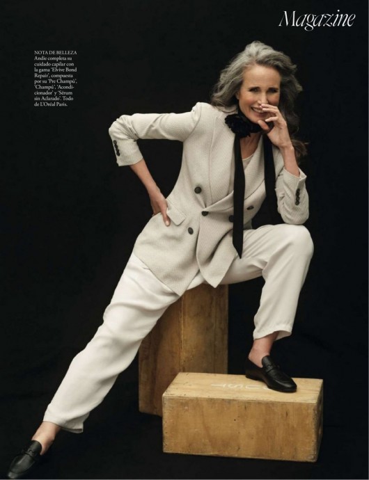 Энди МакДауэлл (Andie MacDowell) в фотосессии для журнала ELLE Spain (2023) Энди МакДауэлл (Andie MacDowell) в фотосессии для журнала ELLE Spain (2023)