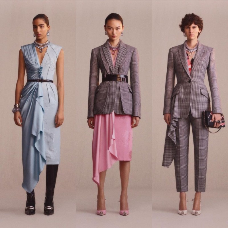 Очень интересная коллекция Alexander McQueen Pre-Fall 2019 Очень интересная коллекция Alexander McQueen Pre-Fall 2019