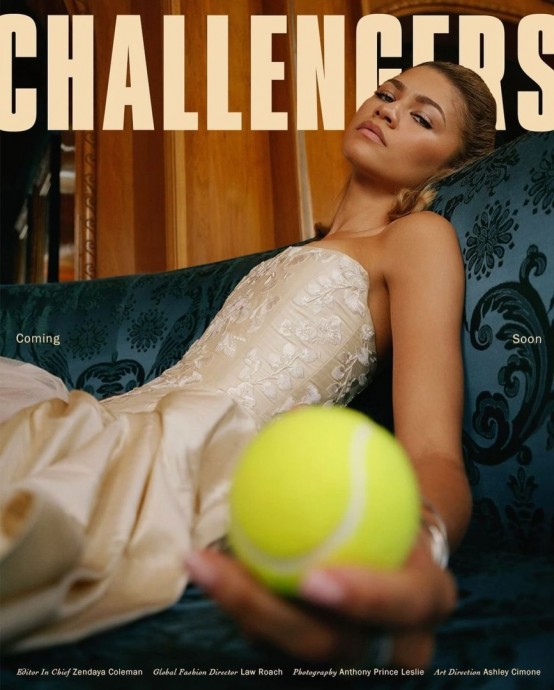 Зендея (Zendaya) в фотосессии для журнала Challengers (2024)