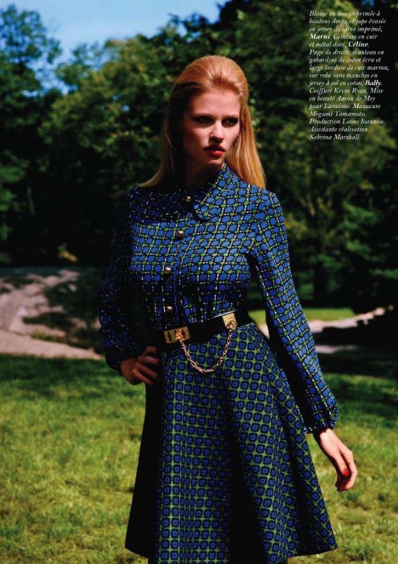 Lara Stone for Vogue Paris by Alasdair McLellan