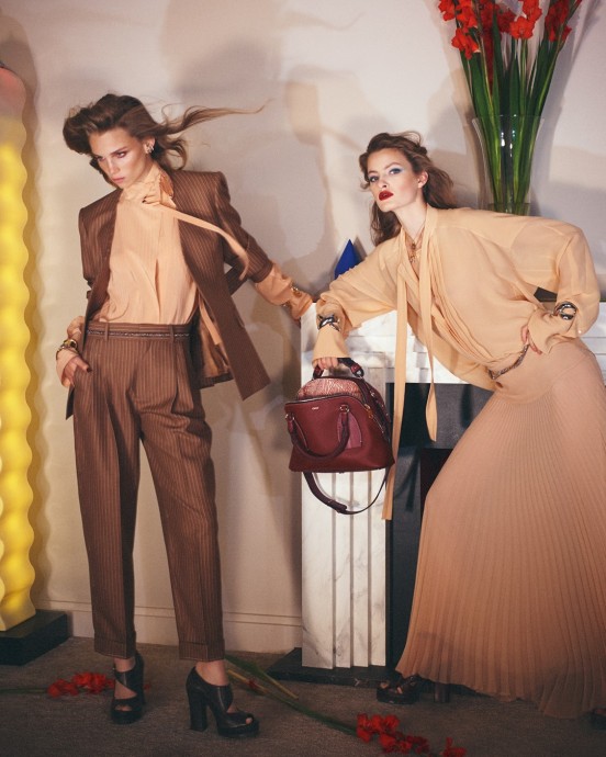 Rebecca Longendyke, Felice Noordhoof, Mona Tougaard by David Sims Rebecca Longendyke, Felice Noordhoof, Mona Tougaard by David Sims