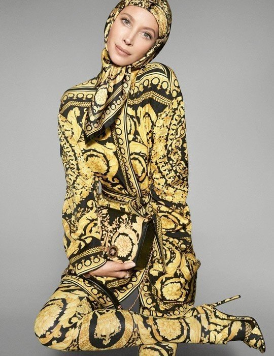 Модели в новой рекламной кампании Versace Модели в новой рекламной кампании Versace