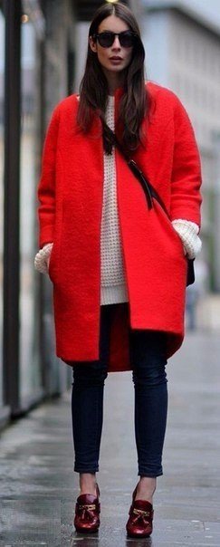 Look! Красное пальто в образах! Look! Красное пальто в образах!