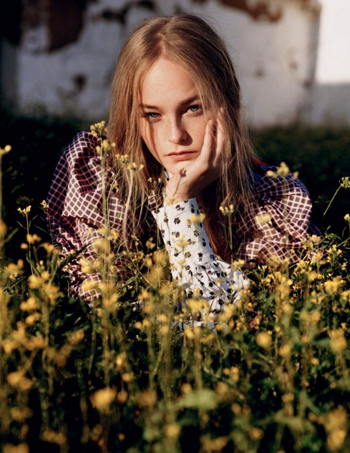 Jean Campbell for Vogue UK by Alasdair McLellan