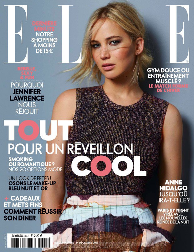 Jennifer Lawrence for Elle France by Jean-Baptiste Mondino