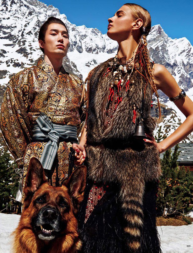 Anna Selezneva & Noma Han for Vogue Japan
