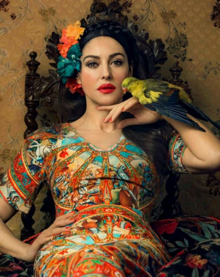 Моника Белуччи в образе мексиканской художницы Фриды Кало для Dolce & Gabbana
