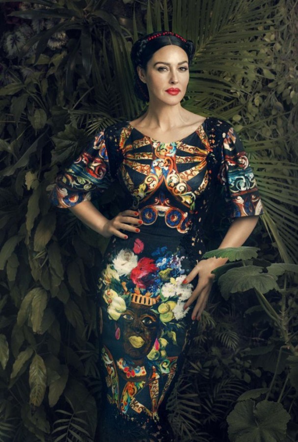 Моника Белуччи в образе мексиканской художницы Фриды Кало для Dolce & Gabbana
