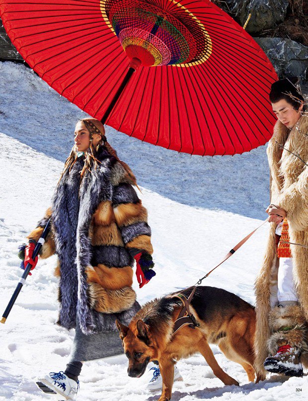 Anna Selezneva for Vogue Japan by Giampaolo Sgura