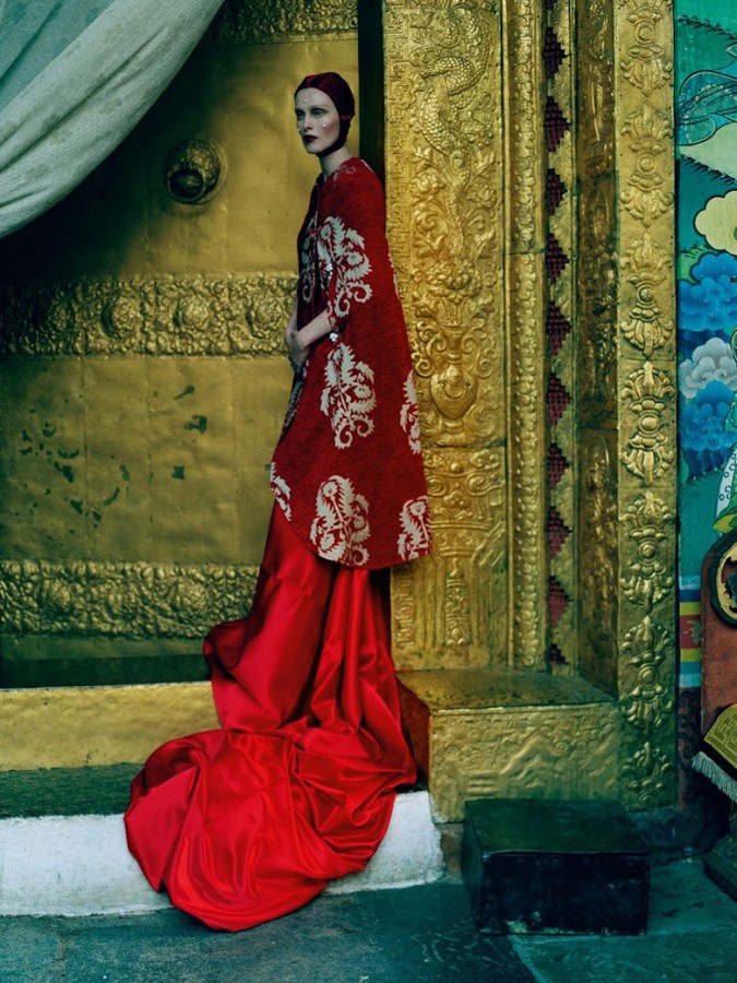 Karen Elson for Vogue UK by Tim Walker