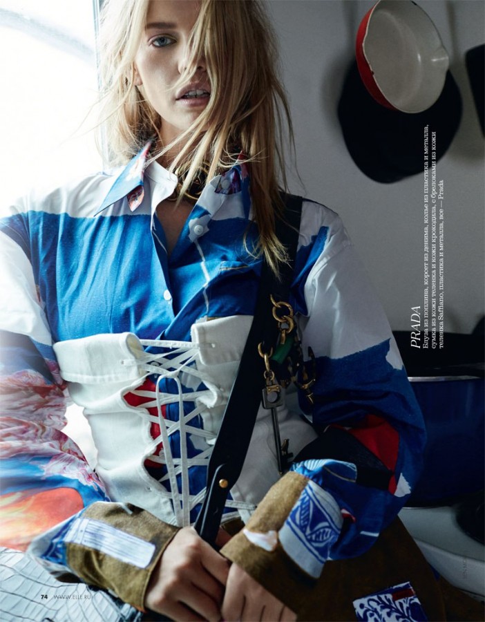 Marloes Horst for Elle Russia by Ben Morris