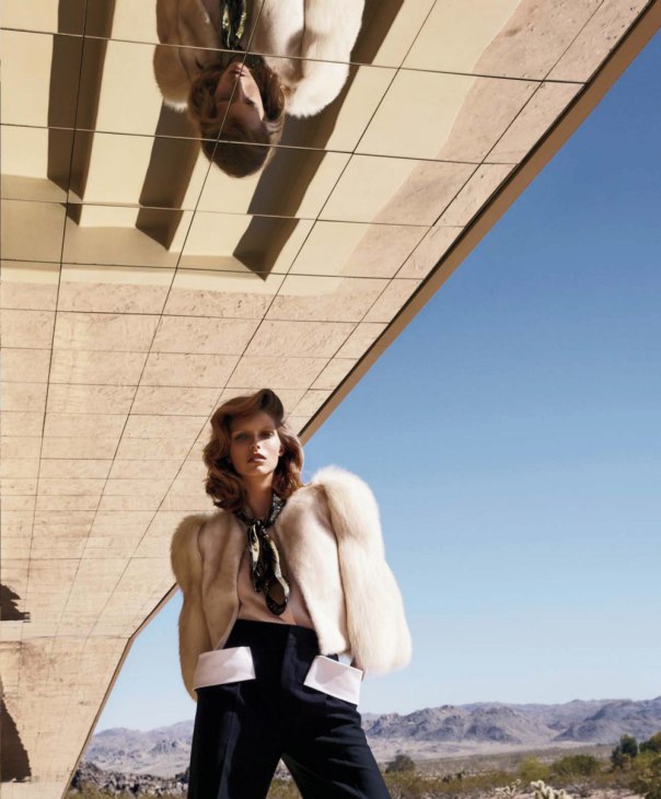 Karlina Caune for Harper’s Bazaar US by Camilla Akrans Karlina Caune for Harper’s Bazaar US by Camilla Akrans
