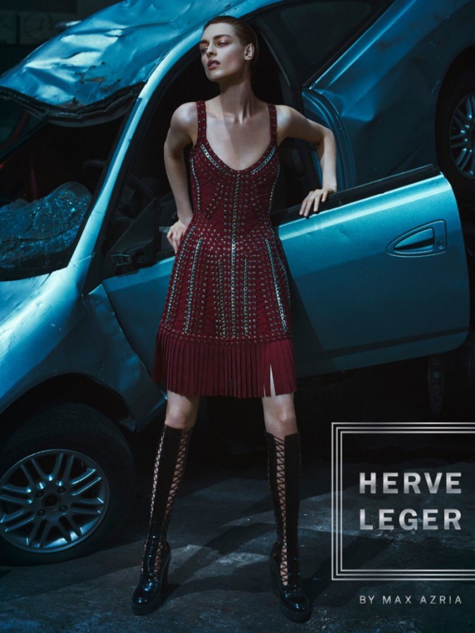 Daga Ziober for Herve Leger Campaign by Boe Marion Daga Ziober for Herve Leger Campaign by Boe Marion