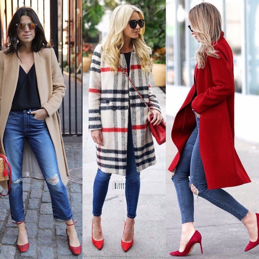 Look! Красные туфли в образах! Look! Красные туфли в образах!