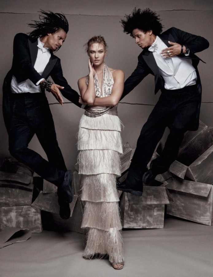 Karlie Kloss for Vogue UK by Patrick Demarchelier