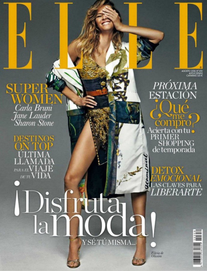 Flavia Oliveira for Elle Spain by Mario Sierra