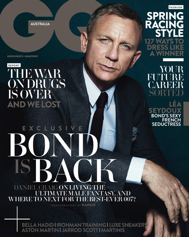 Daniel Craig for GQ Australia by Rankin