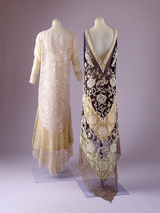 Вечерние платья дома моды Callot Soeurs, 1920-е Вечерние платья дома моды Callot Soeurs, 1920-е