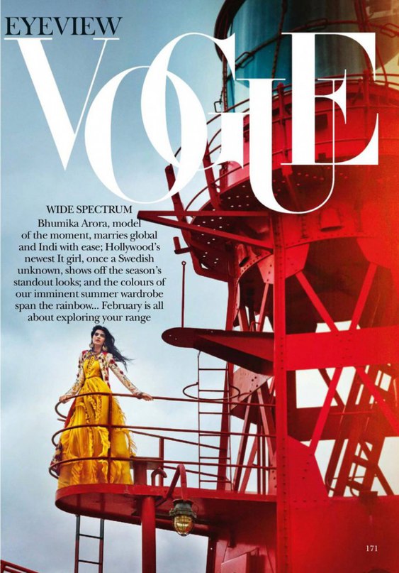 Bhumika Arora for Vogue India by Ruven Afanador