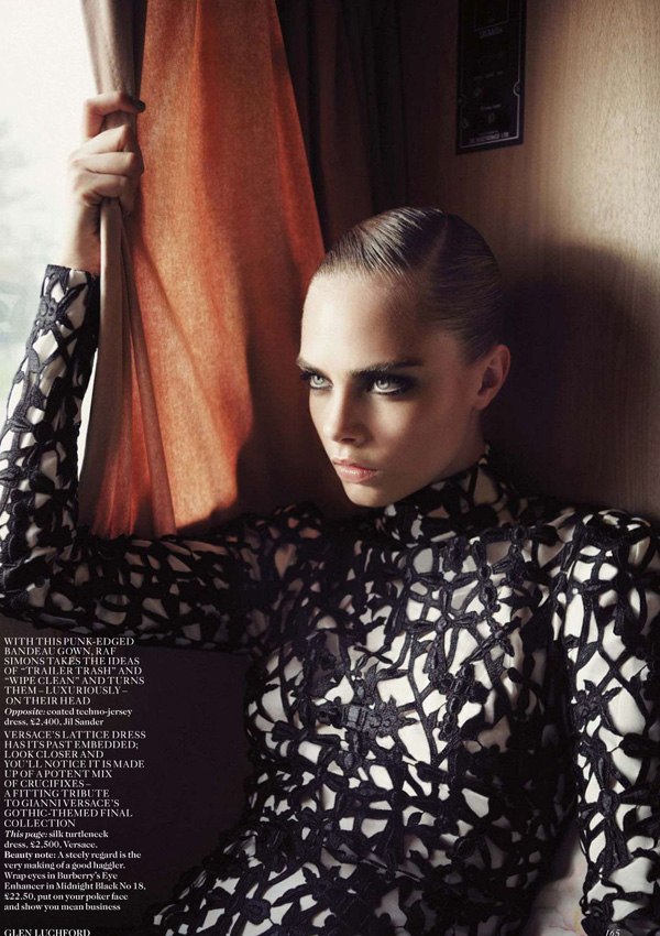 Cara Delevingne for Vogue UK by Glen Luchford