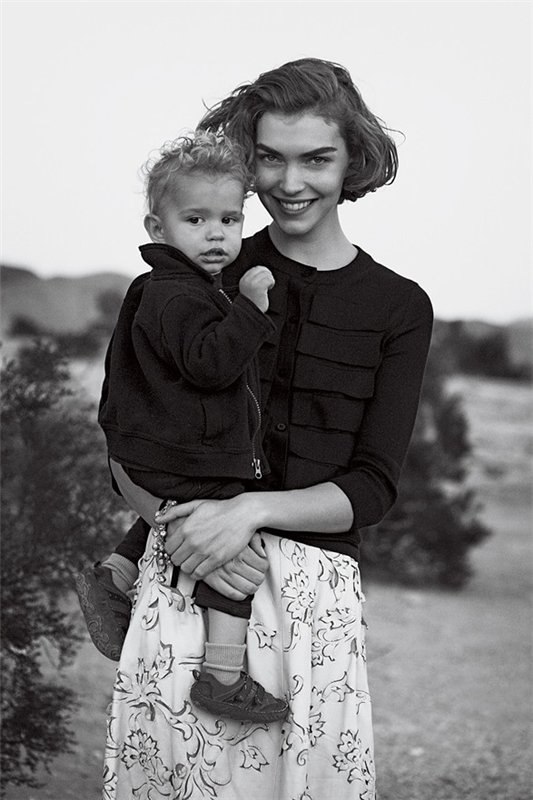 Arizona Muse fpr Vogue US by Peter Lindbergh