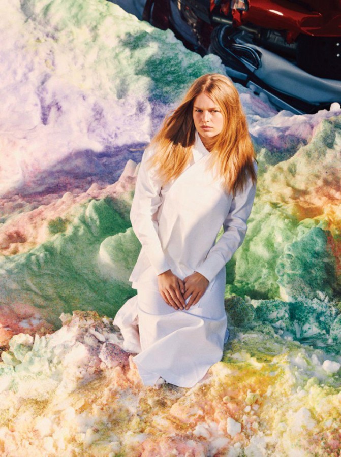 Anna Ewers for W Mazagine by Ryan McGinley