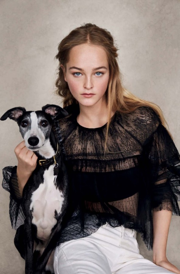 Jean Campbell for Vogue Germany by Patrick Demarchelier