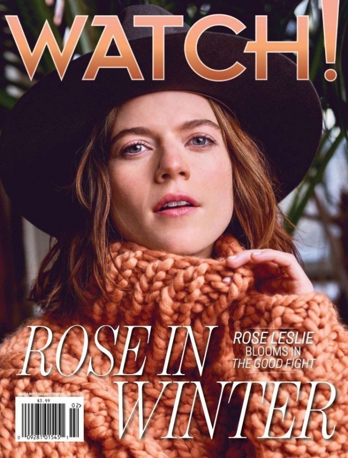 Роуз Лесли для Watch! Magazine (January/February 2018)
