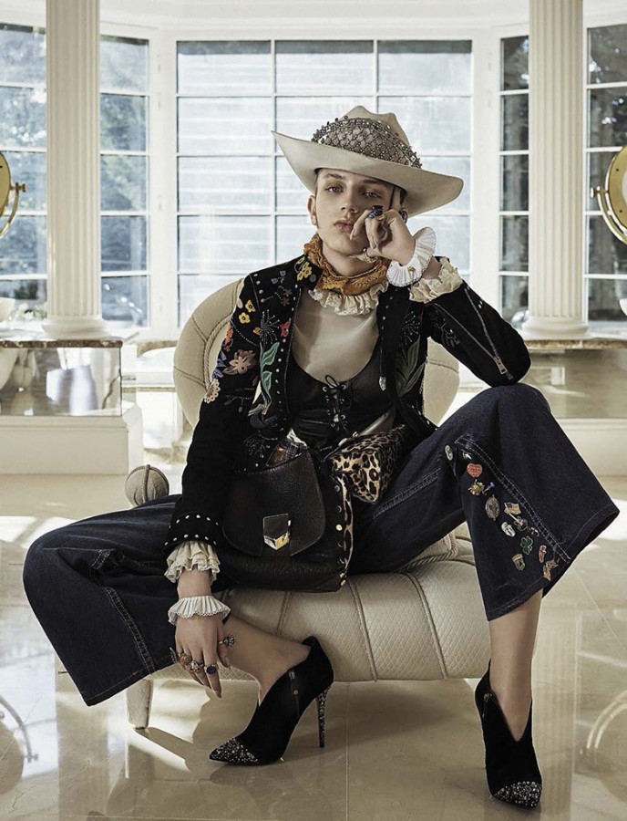 Sabina Lobova for Vogue Italia by David Dunan Sabina Lobova for Vogue Italia by David Dunan