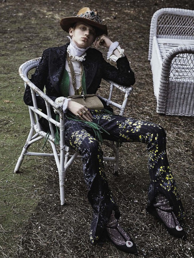 Sabina Lobova for Vogue Italia by David Dunan Sabina Lobova for Vogue Italia by David Dunan