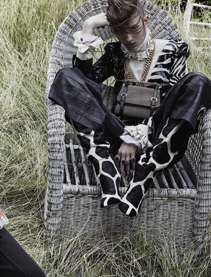 Sabina Lobova for Vogue Italia by David Dunan Sabina Lobova for Vogue Italia by David Dunan