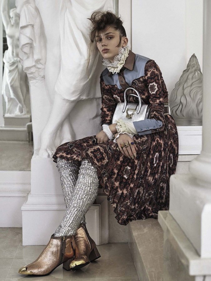 Sabina Lobova for Vogue Italia by David Dunan Sabina Lobova for Vogue Italia by David Dunan