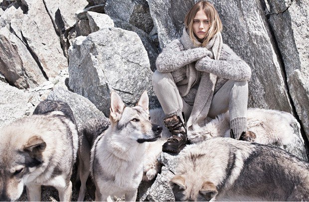 Sasha Pivovarova for Mango Campaign