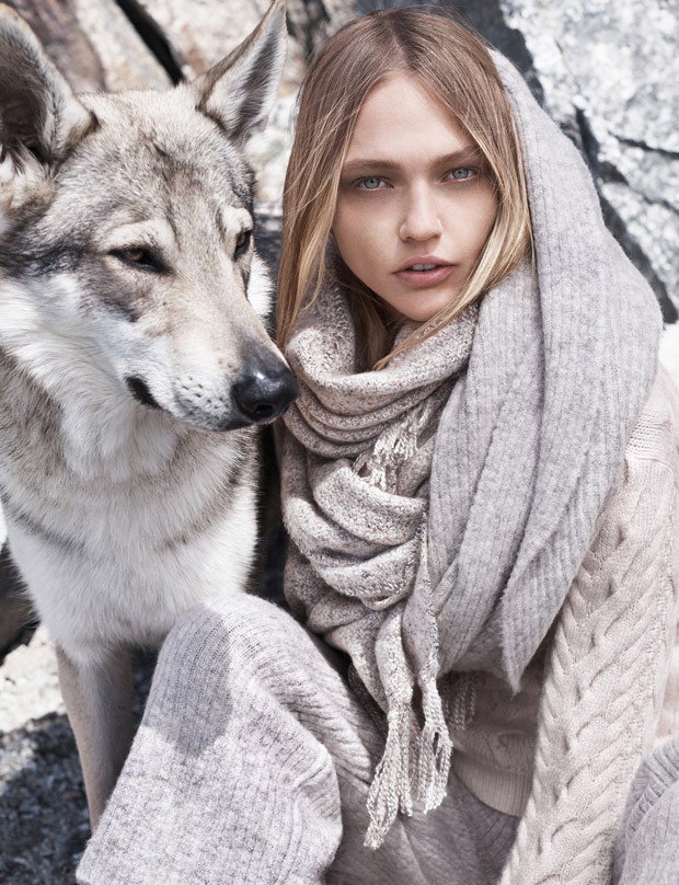 Sasha Pivovarova for Mango Campaign