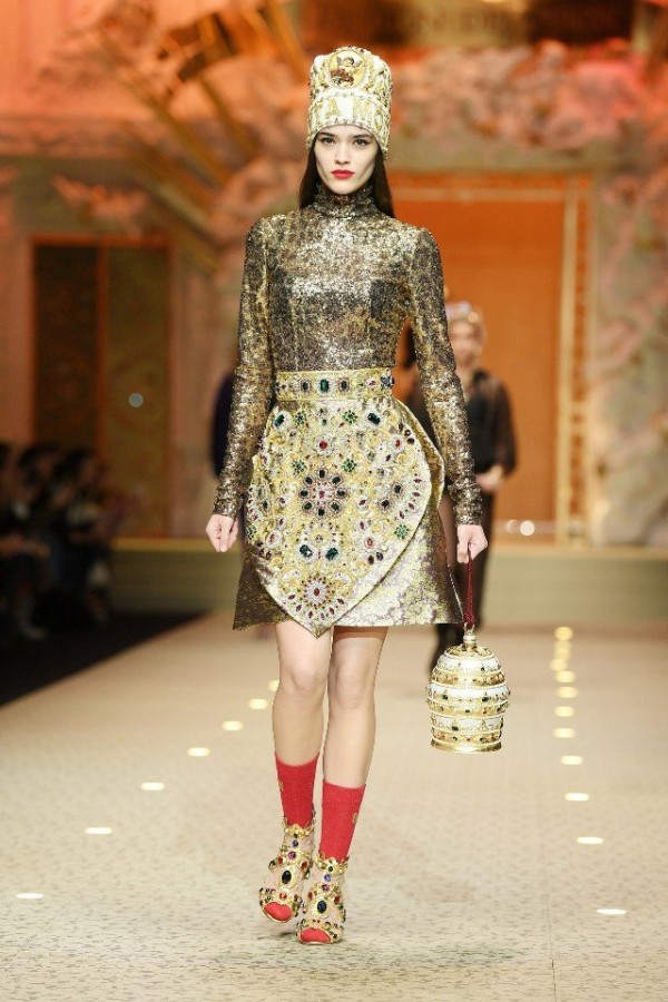 Показ Dolce & Gabbana в Милане Показ Dolce & Gabbana в Милане