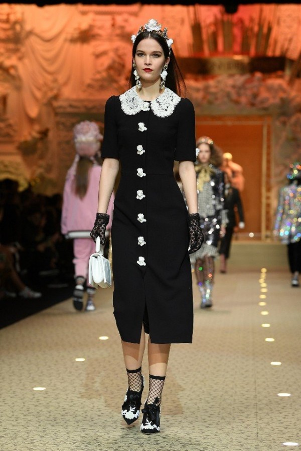 Показ Dolce & Gabbana в Милане Показ Dolce & Gabbana в Милане