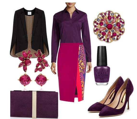 Look! Стильные сеты в модном цвете сезона ultra violet!